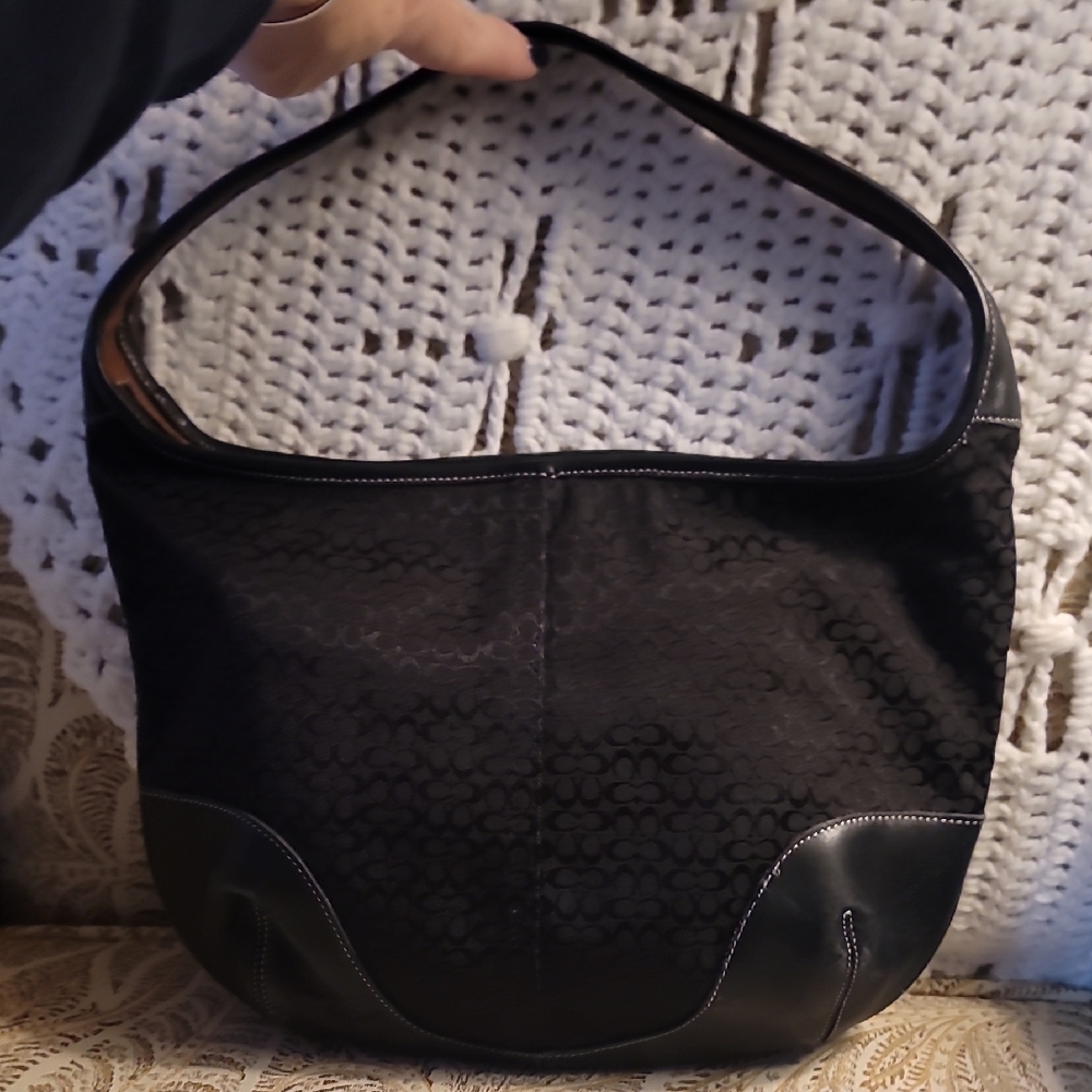 Coach Black Hobo Bag
